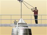 Ручной механизм для погружения шапки